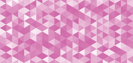 Geometric pink Triangular Mosaic Background. Pop art polygonal background.	Pink triangle pattern background.
