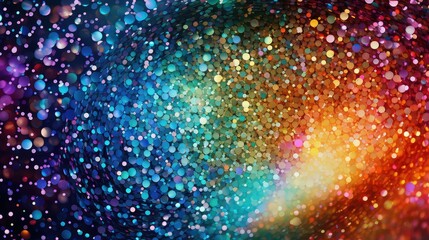sparkle circle glitter background illustration shiny vibrant, colorful festive, celebration glamorous sparkle circle glitter background