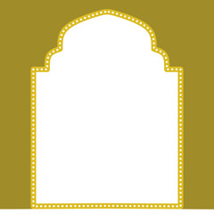 Islamic window frame