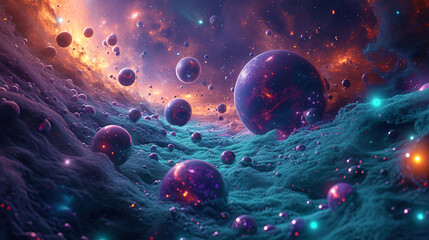 Immerse yourself in a visual journey through the vast expanse of the neural cosmos