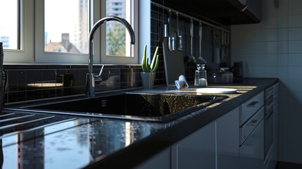 Join me in the kitchen renovation of my highrise apartment as I install a black single stainless s
