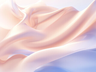 Obraz premium Blurry White Cloth Image, Soft Focus Fabric Textile Background Conceptual, Simple Design