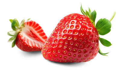 strawberry isolated on white background