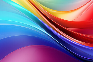 Close-Up of Vibrant, Multicolored Background for Creative Projects and Design.