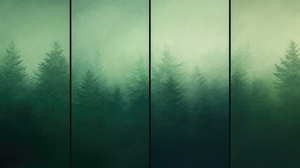 fresh gradient green background illustration nature foliage, spring summer, growth environment fresh gradient green background