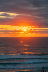 Golden Sunrise Over Gold Coast Beach