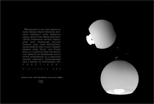 Lampshade in black،minimal photo, Lighting in Dark 