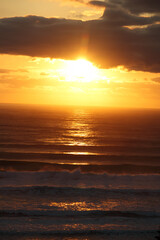 Golden Sunrise Over Gold Coast Beach