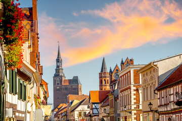 Altstadt von Tangermünde, Sachsen Anhalt, Deutschland 