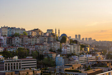 Beautiful view of gorgeous Istanbul most popular tourism destination of Turkey.