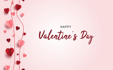 Valentine's, Mother's day design background. for greeting card, banner or poster template. Holidays design theme