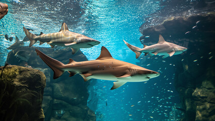 Shark in a Majestic Aquarium