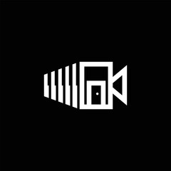 Camera studio logo. The studio camera logo is solid white