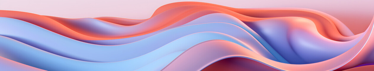 Obraz premium multicolored wavy abstract art background