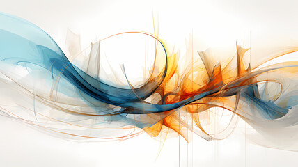 Abstract digital art background with a chaos feel