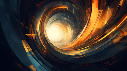 Abstract digital art illustration swirl background 