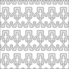Abstract shapes.Patterns from lines.White wallpaper. Vector graphics for design, textile, decoration, cover, wallpaper, web background, wrapping paper, fabric, packaging. Repeating pattern.