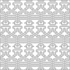 Abstract shapes.Patterns from lines.White wallpaper. Vector graphics for design, textile, decoration, cover, wallpaper, web background, wrapping paper, fabric, packaging. Repeating pattern.