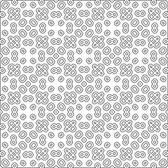 Abstract shapes.Patterns from lines.White wallpaper. Vector graphics for design, textile, decoration, cover, wallpaper, web background, wrapping paper, fabric, packaging. Repeating pattern.