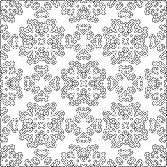 Abstract shapes.Patterns from lines.White wallpaper. Vector graphics for design, textile, decoration, cover, wallpaper, web background, wrapping paper, fabric, packaging. Repeating pattern.