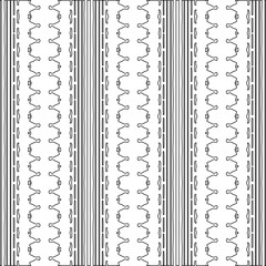 Abstract shapes.Patterns from lines.White wallpaper. Vector graphics for design, textile, decoration, cover, wallpaper, web background, wrapping paper, fabric, packaging. Repeating pattern.