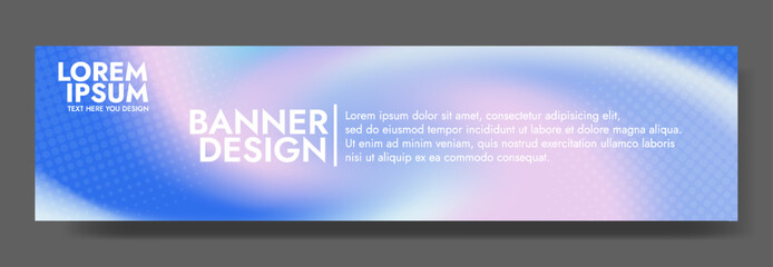 Abstract pink blue banner color with a unique wavy design. It is ideal for creating eye catching headers, promotional banners, and graphic elements with a modern and dynamic look.