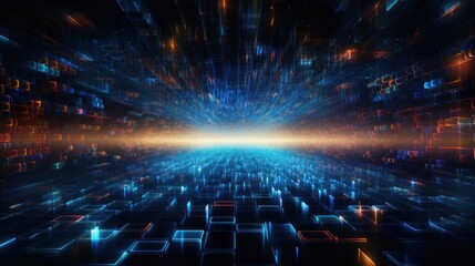 Processing of Data and Information in Spacetime IT Background