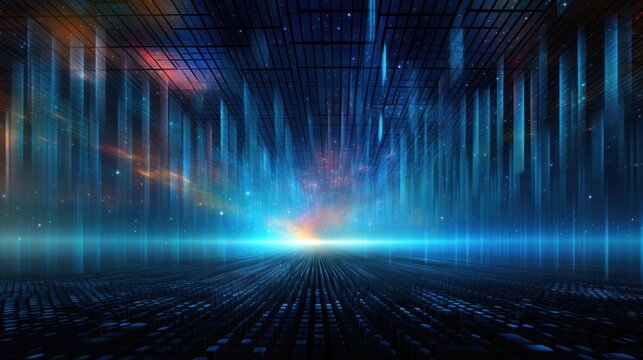 Processing of Data and Information in Spacetime IT Background