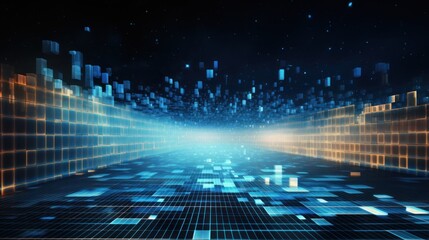 Processing of Data and Information in Spacetime IT Background