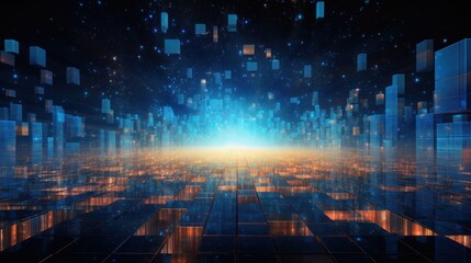 Processing of Data and Information in Spacetime IT Background