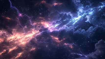Obraz premium A storm in space