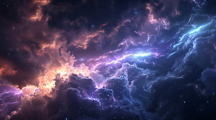 Fototapeta premium stars in a nebula