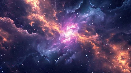Foto op Aluminium stars in a nebula © Milan