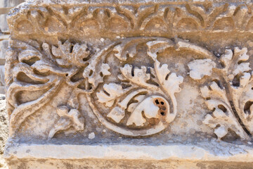 Patterns of ancient architecture. The cultural heritage of humanity from ancient civilizations. Background