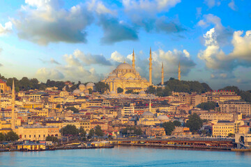 Beautiful view of gorgeous Istanbul most popular tourism destination of Turkey. - 711113884