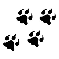 animal footprint icon