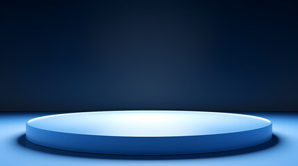 Modern round product advertising podium, booth, stage, product background, promotional event background