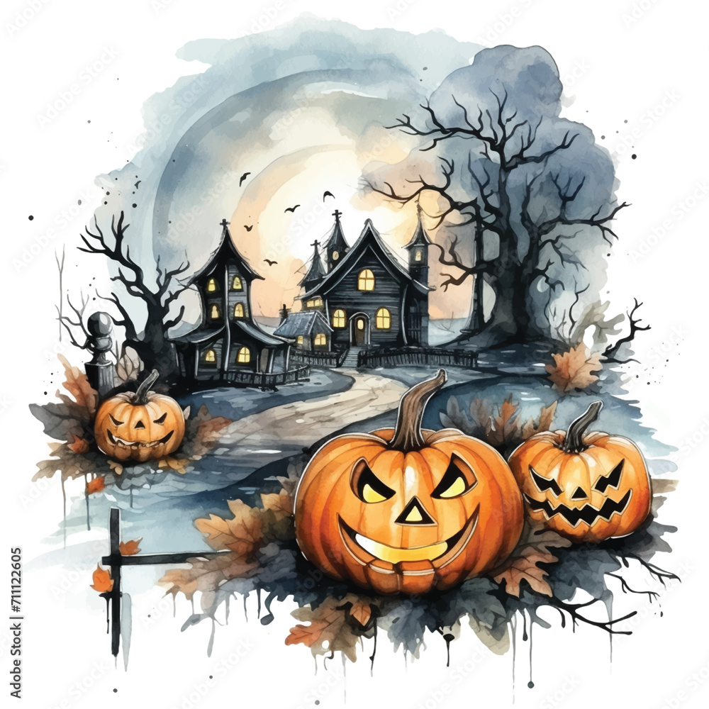 Wall mural Scary house background halloween background 4k halloween stranger things wallpaper spooky background halloween huey dewey and louie halloween wallpaper fog cute skeleton background - Wall murals