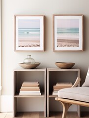 Seashore Sketches: Artisan Crafted Wall Art Capturing Oceanfront Beauty