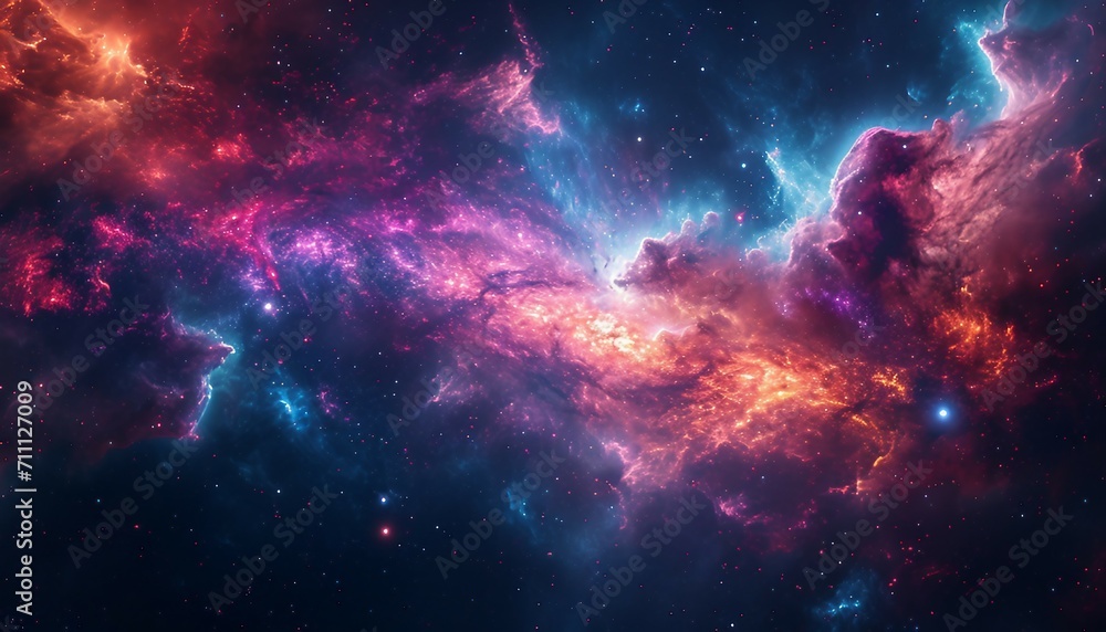 Wall mural feature abstract and cosmic textures, reminiscent of galaxies and celestial patterns, suitable for f