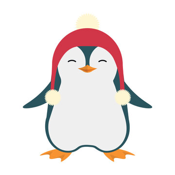 Pinguin Christmas Illustration