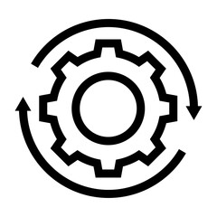 Icono de configuración rápida. Ajustes, reparación eficiente, solucionar problema. Ilustración vectorial