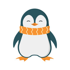 Pinguin Christmas Illustration