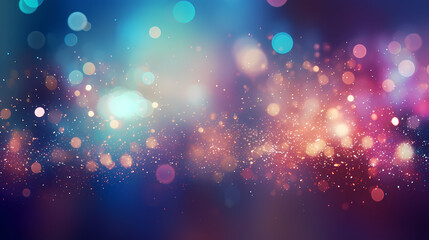Beautiful fireworks background at night for holiday decoration