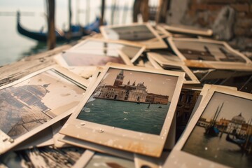 Snapshot of Venice: A Vintage-Inspired Collection of Polaroid Photos Immortalizing the Essence of Vacations in Venice - From Waterways and Canals to Carnival and Gondolas, Nostalgic Adventure.




 - obrazy, fototapety, plakaty