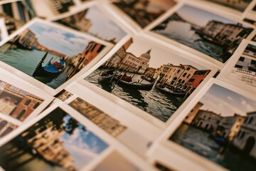 Snapshot of Venice: A Vintage-Inspired Collection of Polaroid Photos Immortalizing the Essence of...