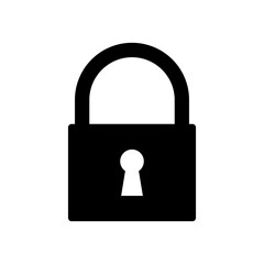 Padlock icon vector design templates simple and modern