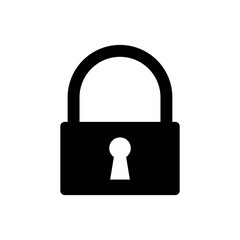 Padlock icon vector design templates simple and modern