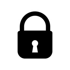 Padlock icon vector design templates simple and modern