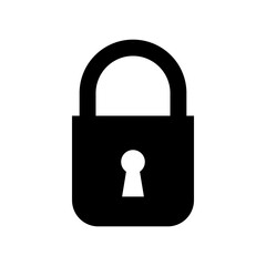 Padlock icon vector design templates simple and modern